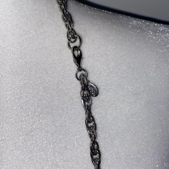 LONG Versatile Necklace Silver Tone - Picture 6 of 8
